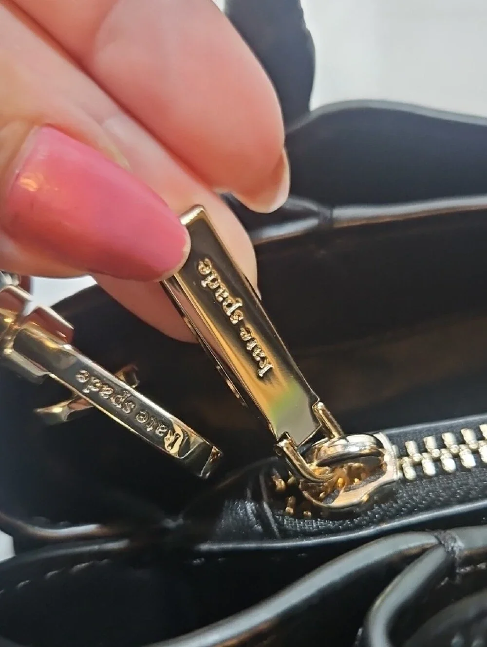 kate spade Black Pebbled Leather Small Dumpling Shoulder Bag